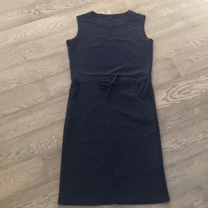 Navy knit dress